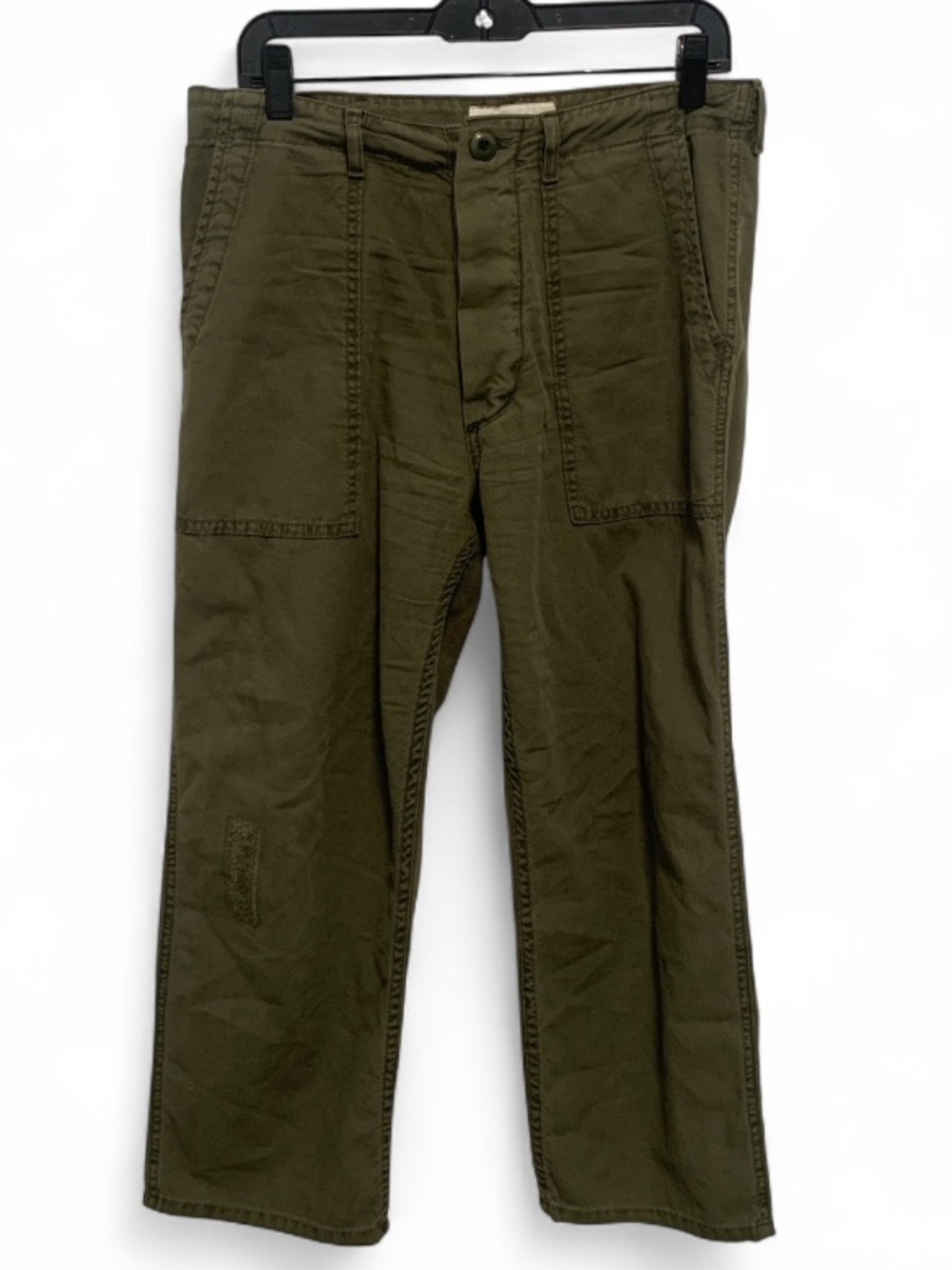 The Great. Green Cropped Utility Pants